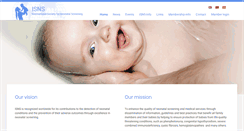 Desktop Screenshot of isns-neoscreening.org